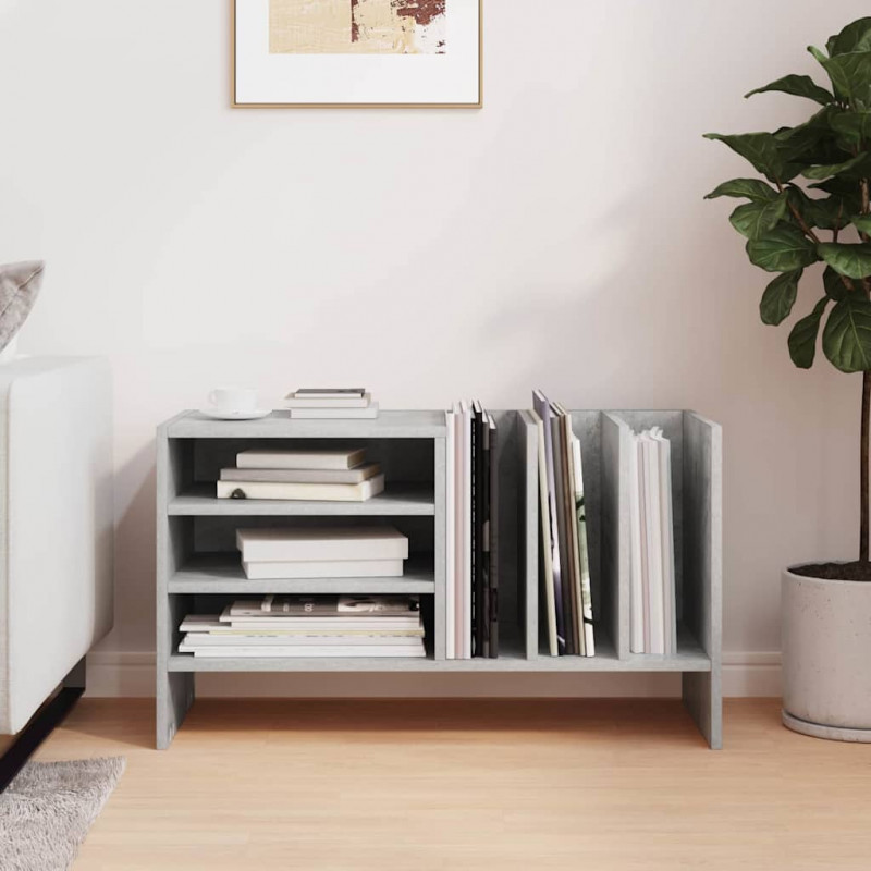 Szafka na płyty winylowe Betonowy szary 78,5 x 35 x 45 cm