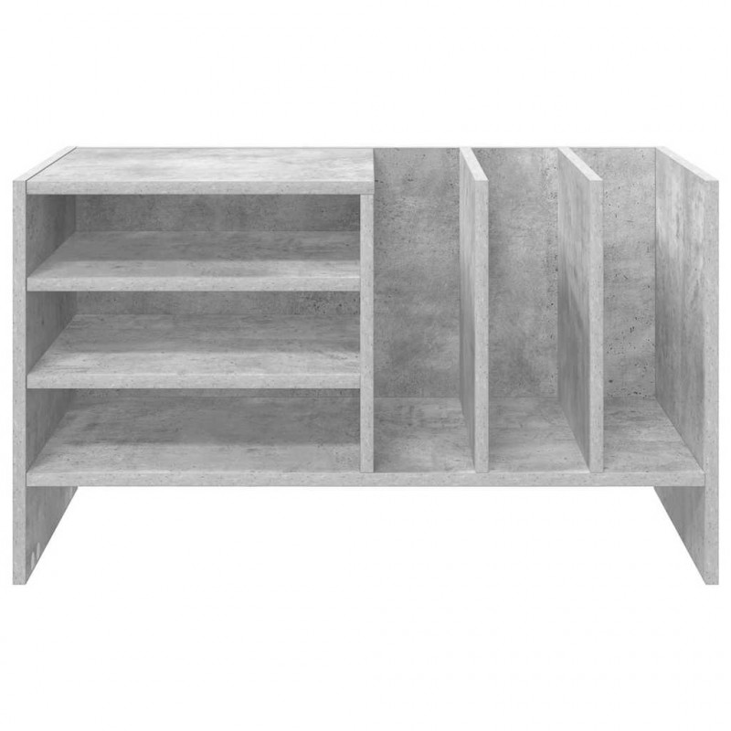 Szafka na płyty winylowe Betonowy szary 78,5 x 35 x 45 cm