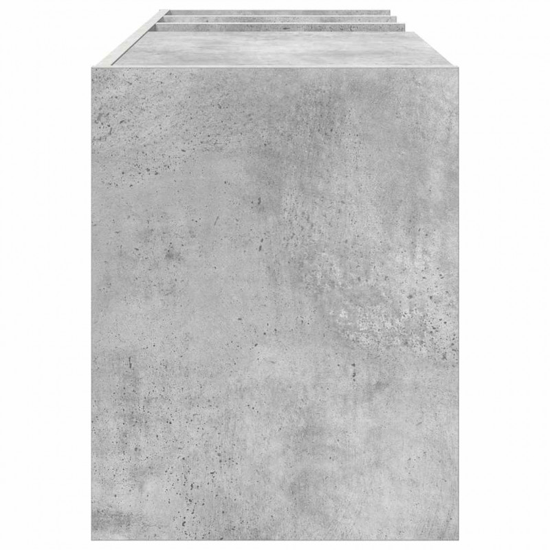 Szafka na płyty winylowe Betonowy szary 78,5 x 35 x 45 cm