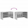 Szafka na płyty winylowe Betonowy szary 78,5 x 35 x 45 cm