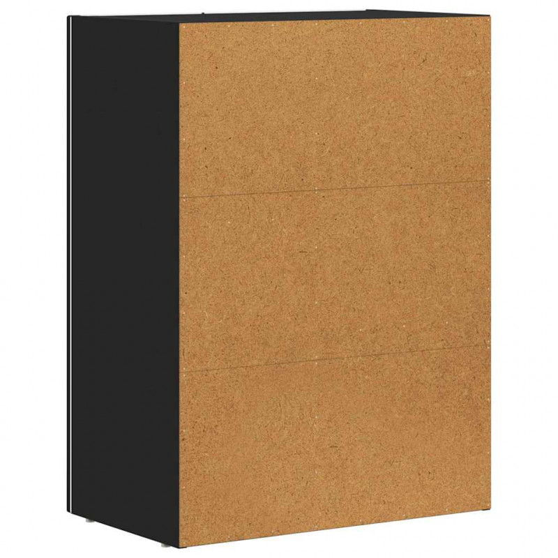 Bufet Czarny 59 x 35 x 80.5 cm Materiał drewnopochodny