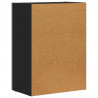 Bufet Czarny 59 x 35 x 80.5 cm Materiał drewnopochodny