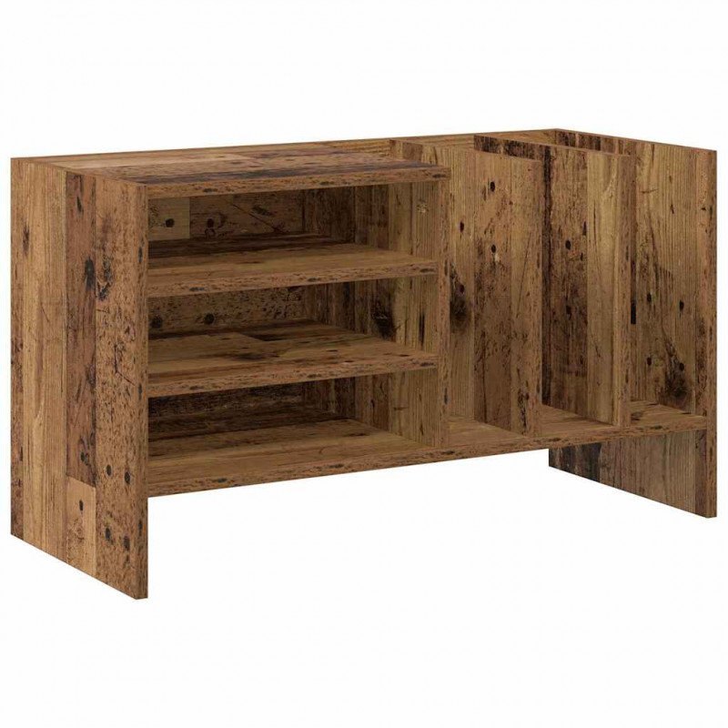 Szafka na płyty winylowe z półką Stare drewno 78,5 x 35 x 45 cm