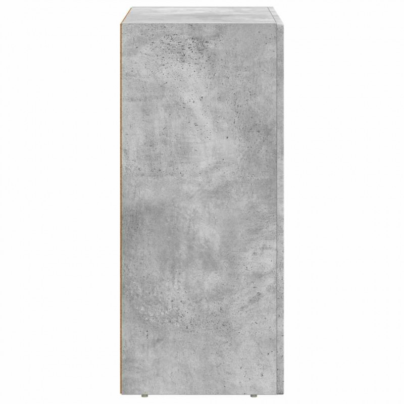 Bufet Betonowy szary 59 x 35 x 80.5 cm Materiał drewnopochodny