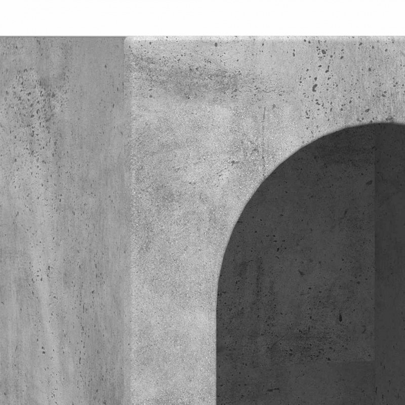 Bufet Betonowy szary 59 x 35 x 80.5 cm Materiał drewnopochodny