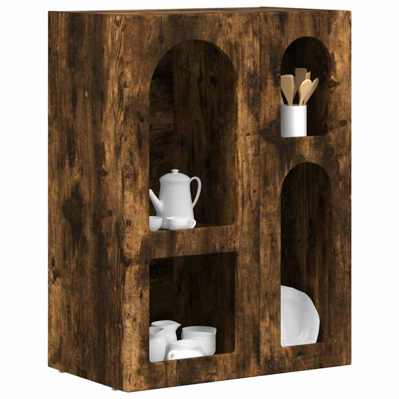 Bufet Dąb wędzony 59 x 35 x 80.5 cm Materiał drewnopochodny