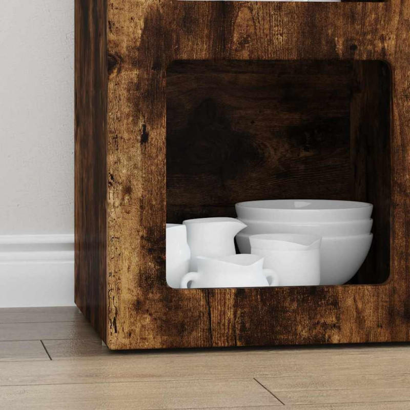 Bufet Dąb wędzony 59 x 35 x 80.5 cm Materiał drewnopochodny