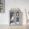 Bufet Szary Sonoma 59 x 35 x 80.5 cm Materiał drewnopochodny