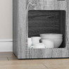 Bufet Szary Sonoma 59 x 35 x 80.5 cm Materiał drewnopochodny