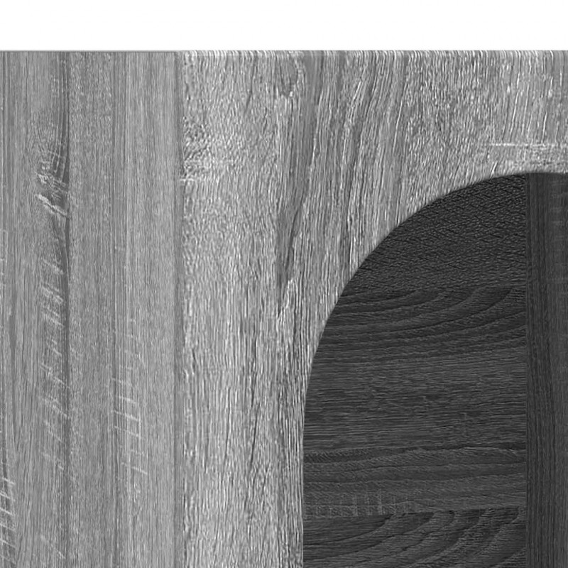 Bufet Szary Sonoma 59 x 35 x 80.5 cm Materiał drewnopochodny