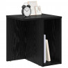 Stolik końcowy 2 pcs Czarny Dąb 37 x 32 x 40 cm