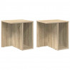 Stolik końcowy 2 pcs Dąb Sonoma 37 x 32 x 40 cm