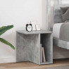 Stolik końcowy 2 pcs Betonowy szary 37 x 32 x 40 cm