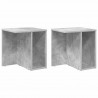 Stolik końcowy 2 pcs Betonowy szary 37 x 32 x 40 cm