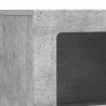 Bufet Betonowy szary 80,5 x 35 x 59 cm Materiał drewnopochodny