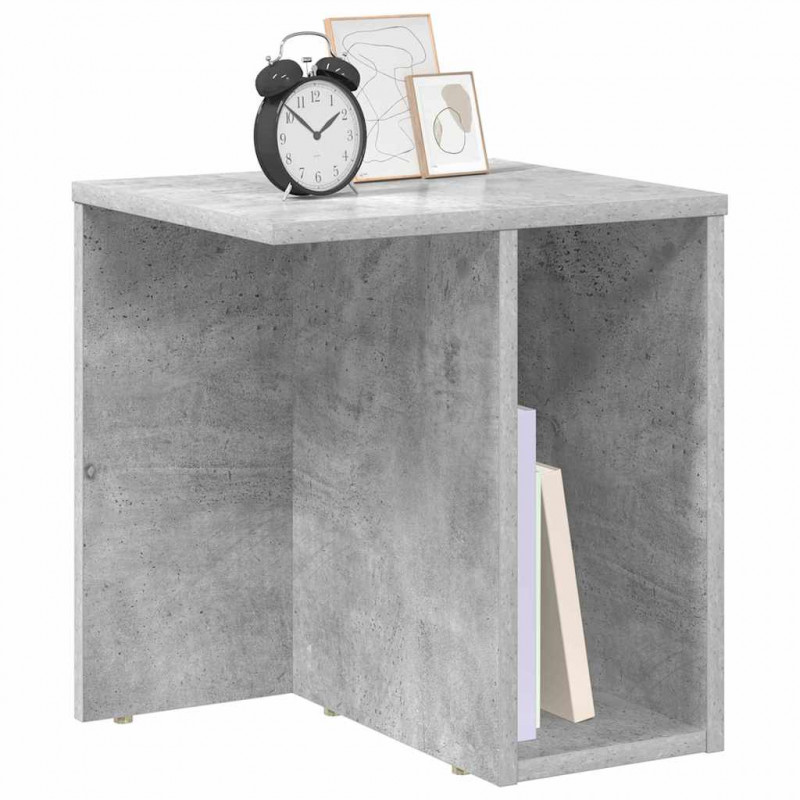 Stolik końcowy 2 pcs Betonowy szary 37 x 32 x 40 cm