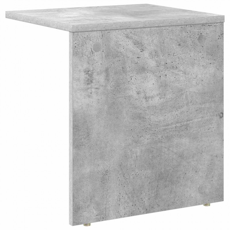 Stolik końcowy 2 pcs Betonowy szary 37 x 32 x 40 cm