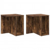 Stolik końcowy 2 pcs Dąb wędzony 37 x 32 x 40 cm