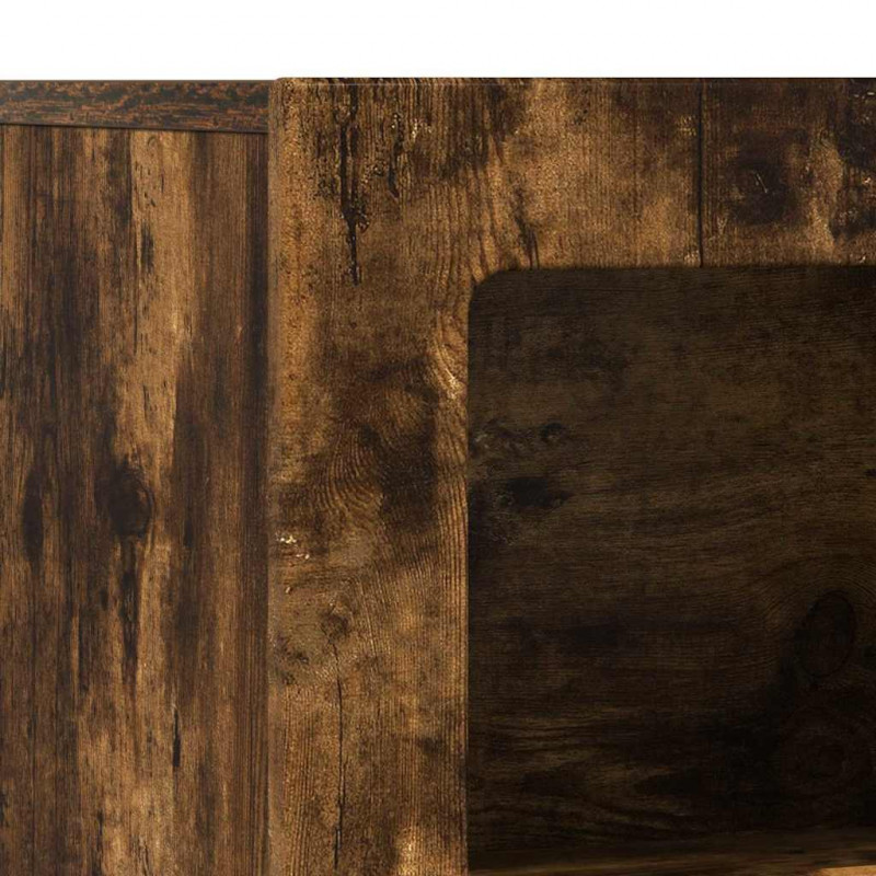 Bufet Dąb wędzony 80,5 x 35 x 59 cm Materiał drewnopochodny
