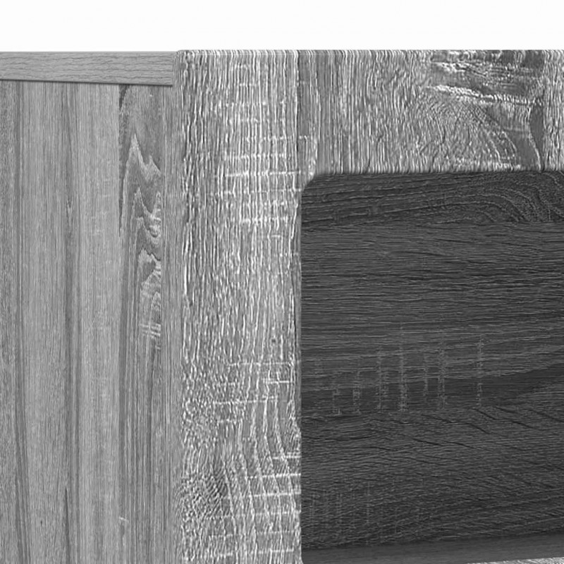 Bufet Szary Sonoma 80,5 x 35 x 59 cm Materiał drewnopochodny