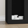 Bufet Czarny 59 x 35 x 100,5 cm Materiał drewnopochodny