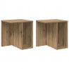 Stolik końcowy 2 pcs Dąb rzemieślniczy 37 x 32 x 40 cm