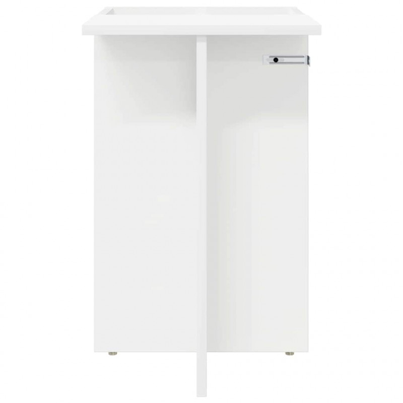 Stolik końcowy Biały 35 x 40 x 55 cm Materiał drewnopochodny