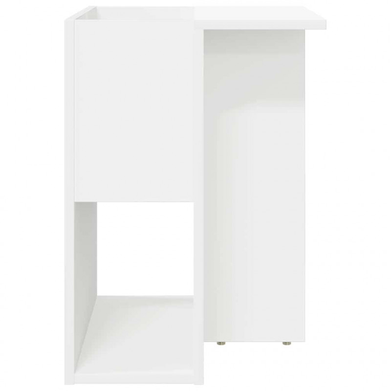 Stolik końcowy Biały 35 x 40 x 55 cm Materiał drewnopochodny