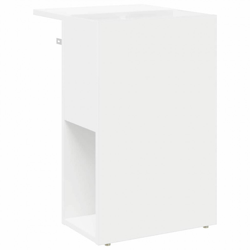 Stolik końcowy Biały 35 x 40 x 55 cm Materiał drewnopochodny