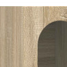 Bufet Dąb Sonoma 59 x 35 x 100,5 cm Materiał drewnopochodny