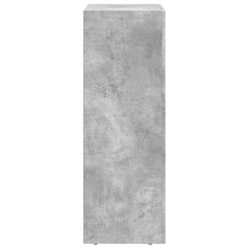 Bufet Betonowy szary 59 x 35 x 100,5 cm Materiał drewnopochodny