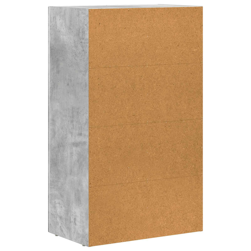 Bufet Betonowy szary 59 x 35 x 100,5 cm Materiał drewnopochodny
