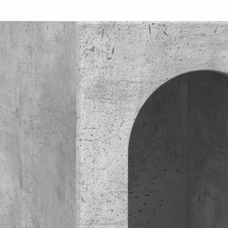 Bufet Betonowy szary 59 x 35 x 100,5 cm Materiał drewnopochodny