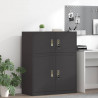 Szafka do przechowywania Czarny 90 x 40 x 40 cm Stal