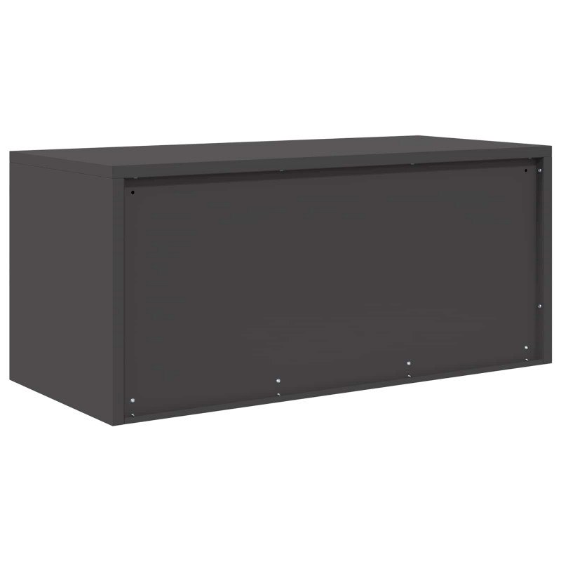 Szafka do przechowywania Czarny 90 x 40 x 40 cm Stal