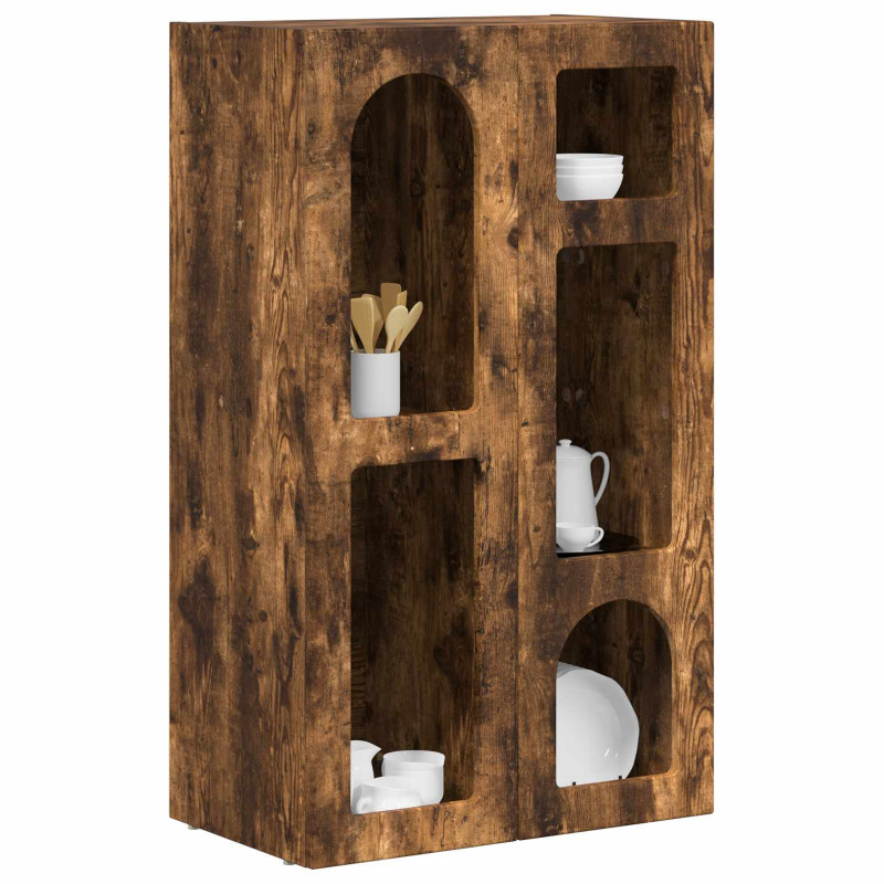 Bufet Dąb wędzony 59 x 35 x 100,5 cm Materiał drewnopochodny