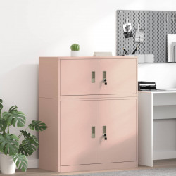Szafka do przechowywania Różowy 90 x 40 x 40 cm Stal
