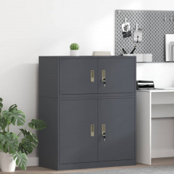 Szafka do przechowywania Antracyt 90 x 40 x 40 cm Stal