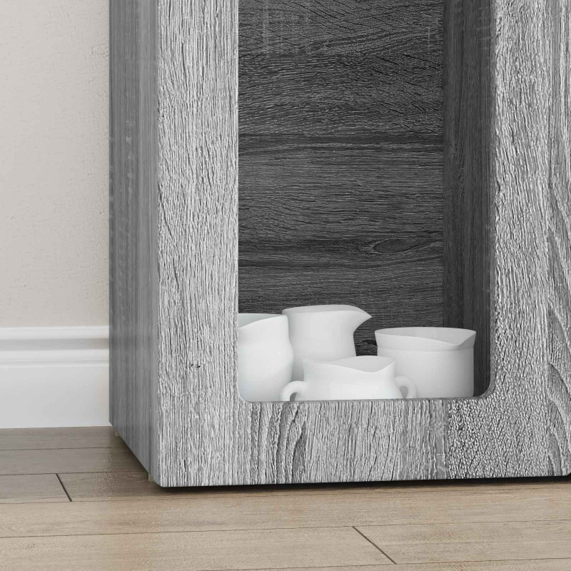Bufet Szary Sonoma 59 x 35 x 100,5 cm Materiał drewnopochodny