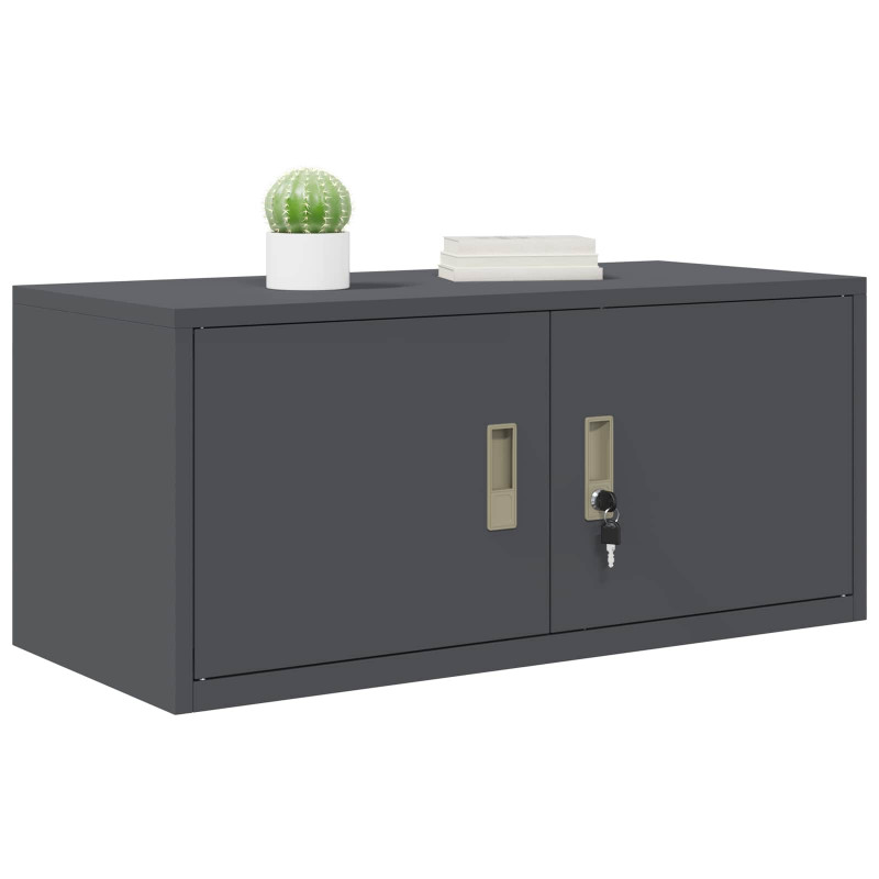 Szafka do przechowywania Antracyt 90 x 40 x 40 cm Stal