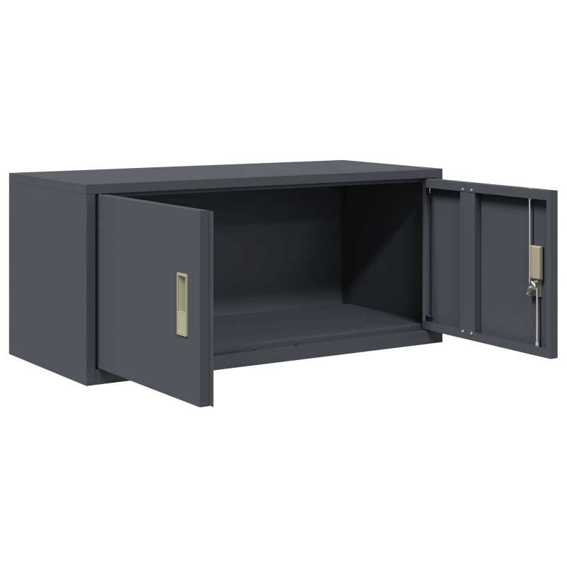 Szafka do przechowywania Antracyt 90 x 40 x 40 cm Stal