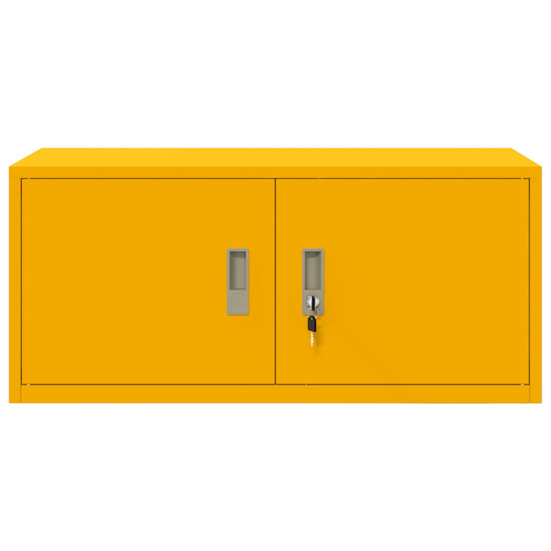Szafka do przechowywania Musztardowy Żółty 90 x 40 x 40 cm Stal