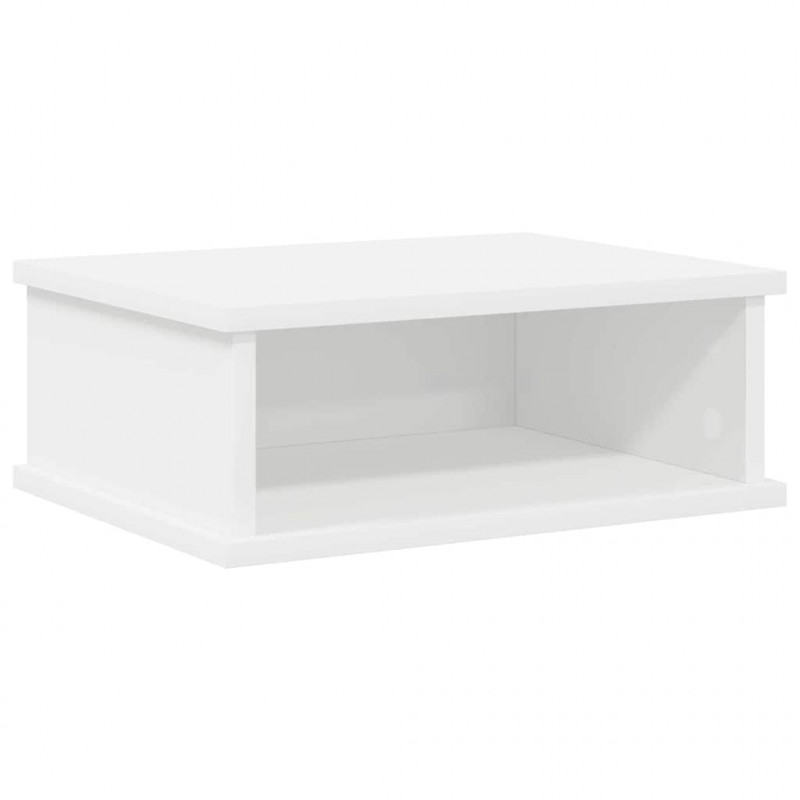 Stolik nocny Biały 40 x 31 x 15 cm Materiał drewnopochodny