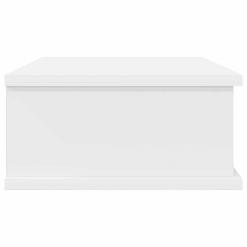 Stolik nocny Biały 40 x 31 x 15 cm Materiał drewnopochodny