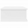 Stolik nocny Biały 40 x 31 x 15 cm Materiał drewnopochodny