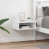 Stolik nocny 2 pcs Biały 40 x 31 x 15 cm