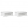 Stolik nocny 2 pcs Biały 40 x 31 x 15 cm