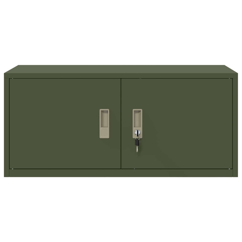 Szafka do przechowywania Zielony oliwkowy 90 x 40 x 40 cm Stal
