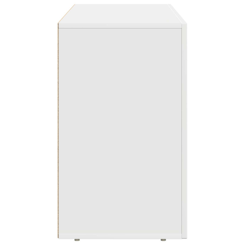Bufet Biały 100 x 35 x 59 cm Materiał drewnopochodny