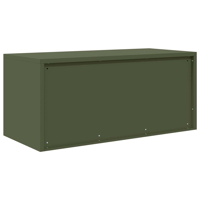 Szafka do przechowywania Zielony oliwkowy 90 x 40 x 40 cm Stal